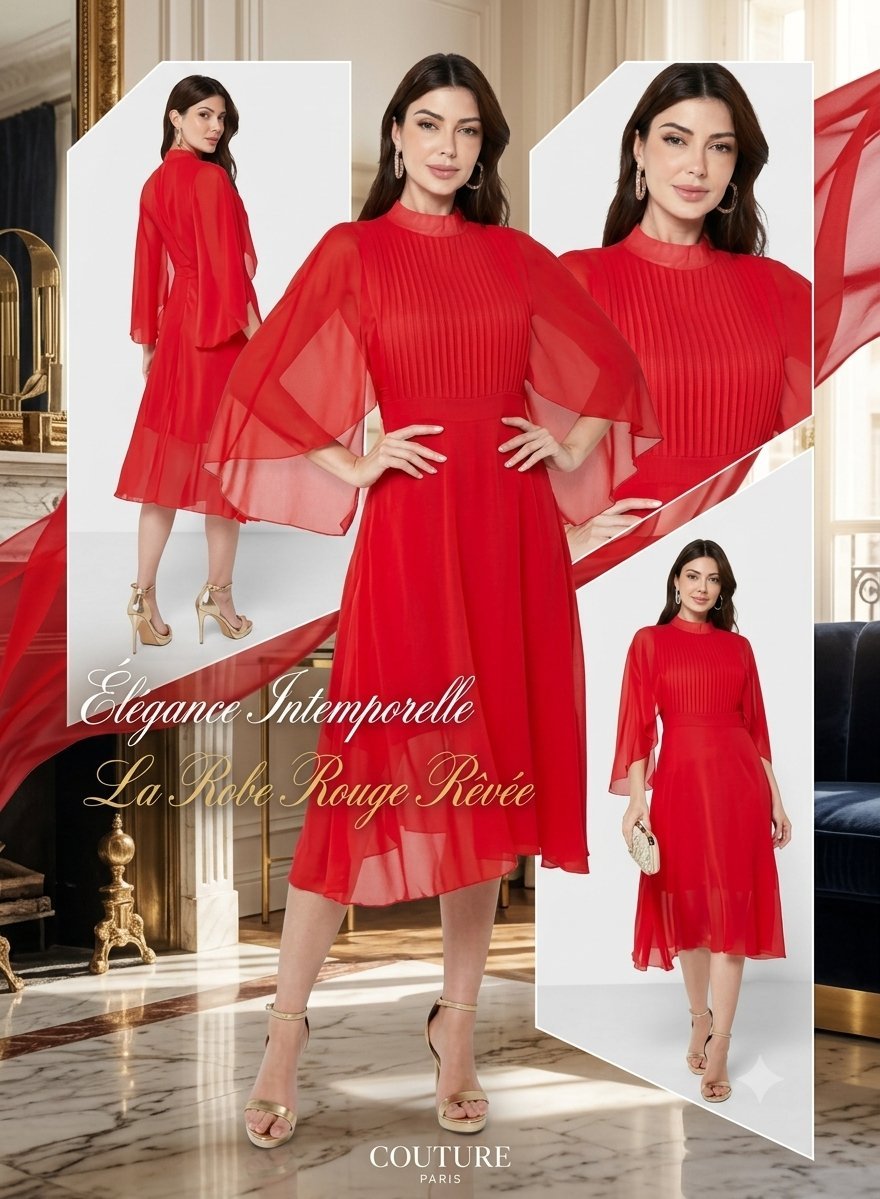 Une robe rouge rêvée
