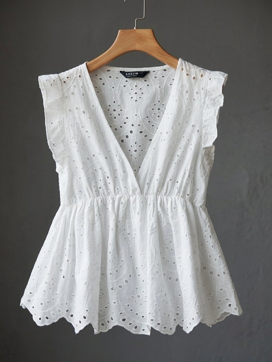 Haut en Broderie Anglaise : Votre Look d'Été au Meilleur Prix