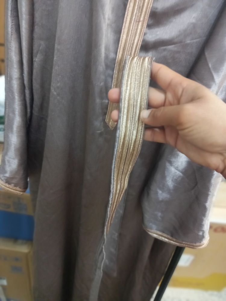 Caftan marron 3 pieces 