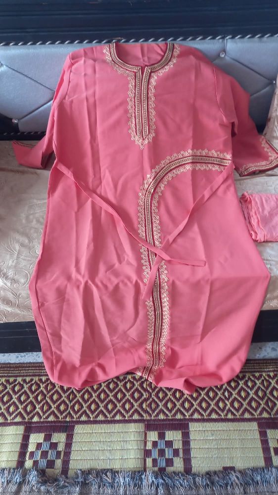 Jebba rose nude avec foulard  et sac gratuit 