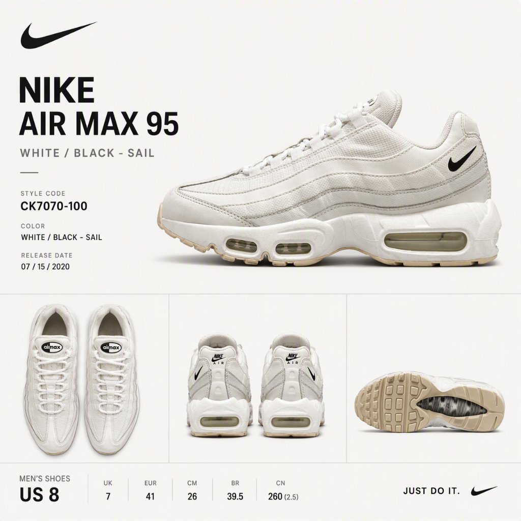 Nike Air Max 95 Essential 🤍🖤