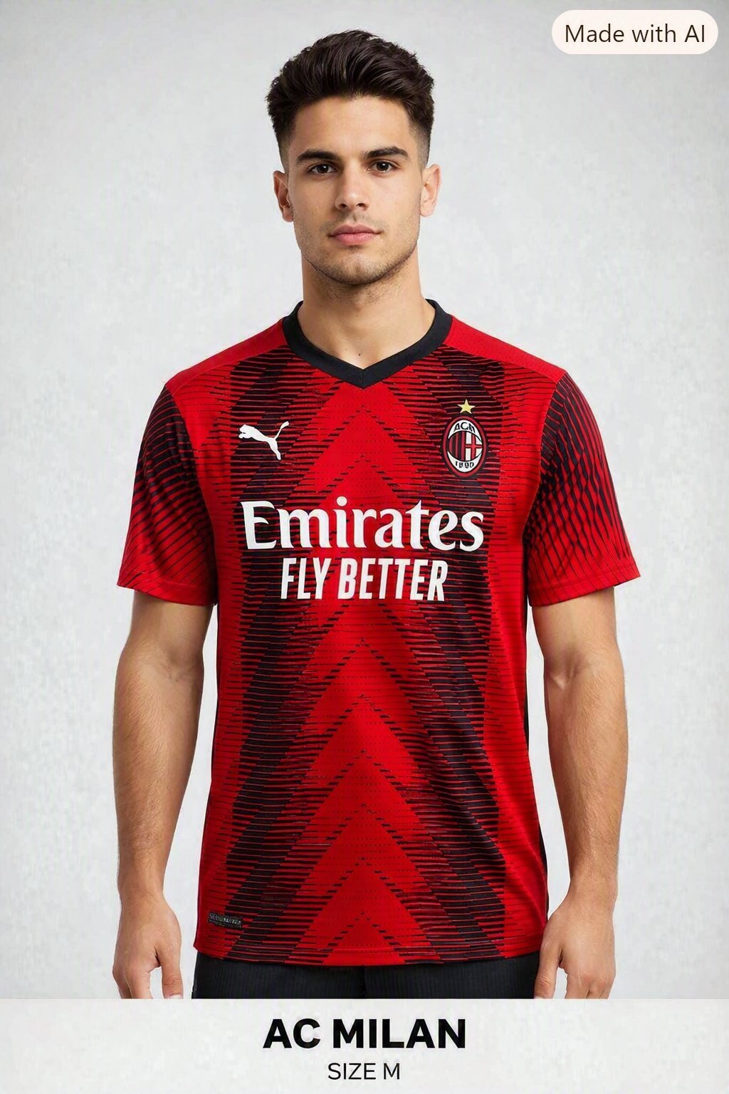AC Milan Official Jersey – Puma 📏 Size: M