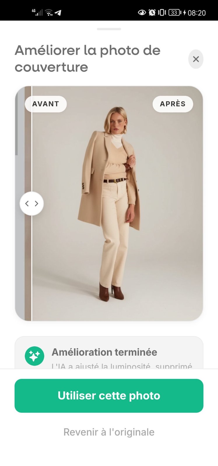 Manteau long en laine 