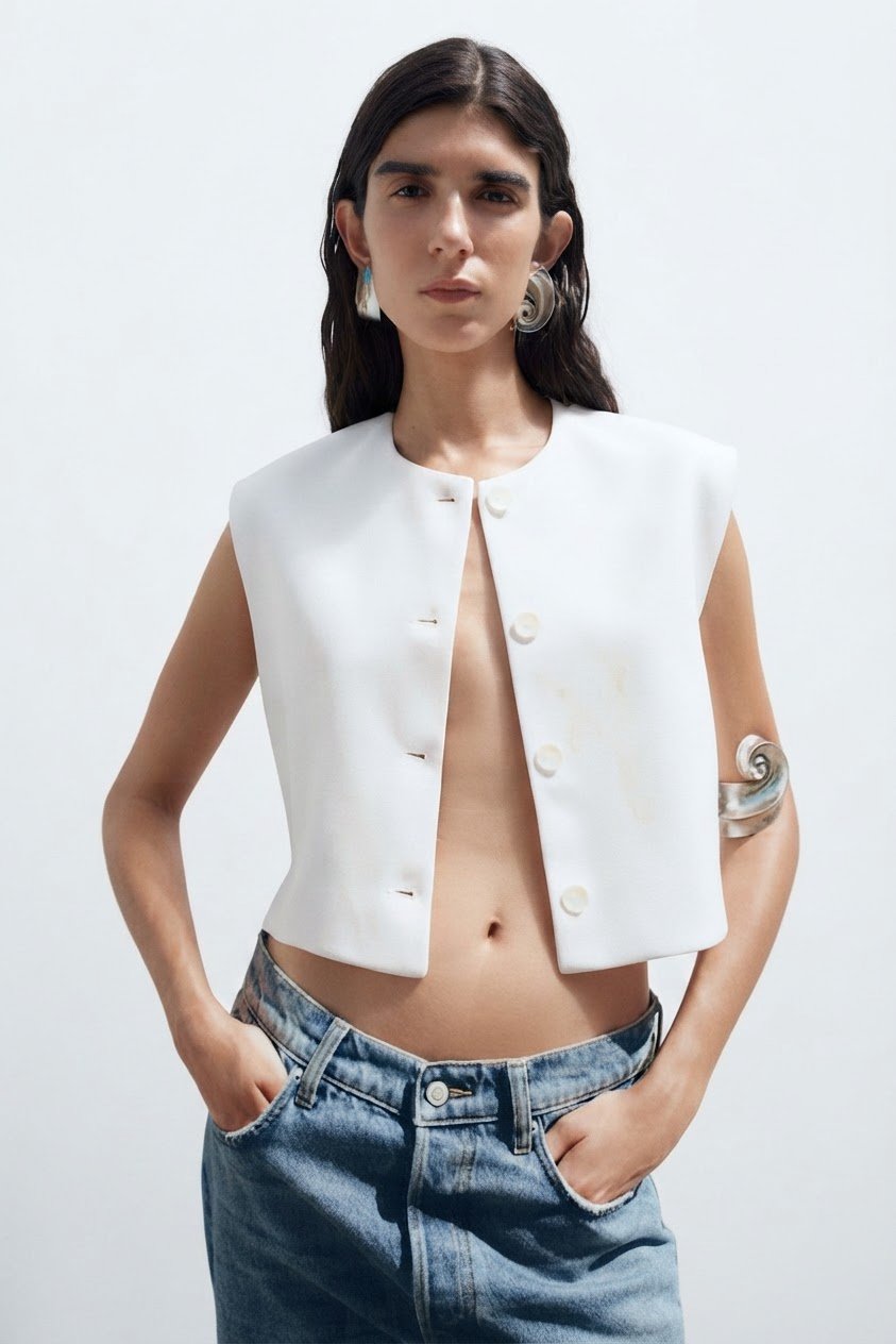 Gilet sans manches zara