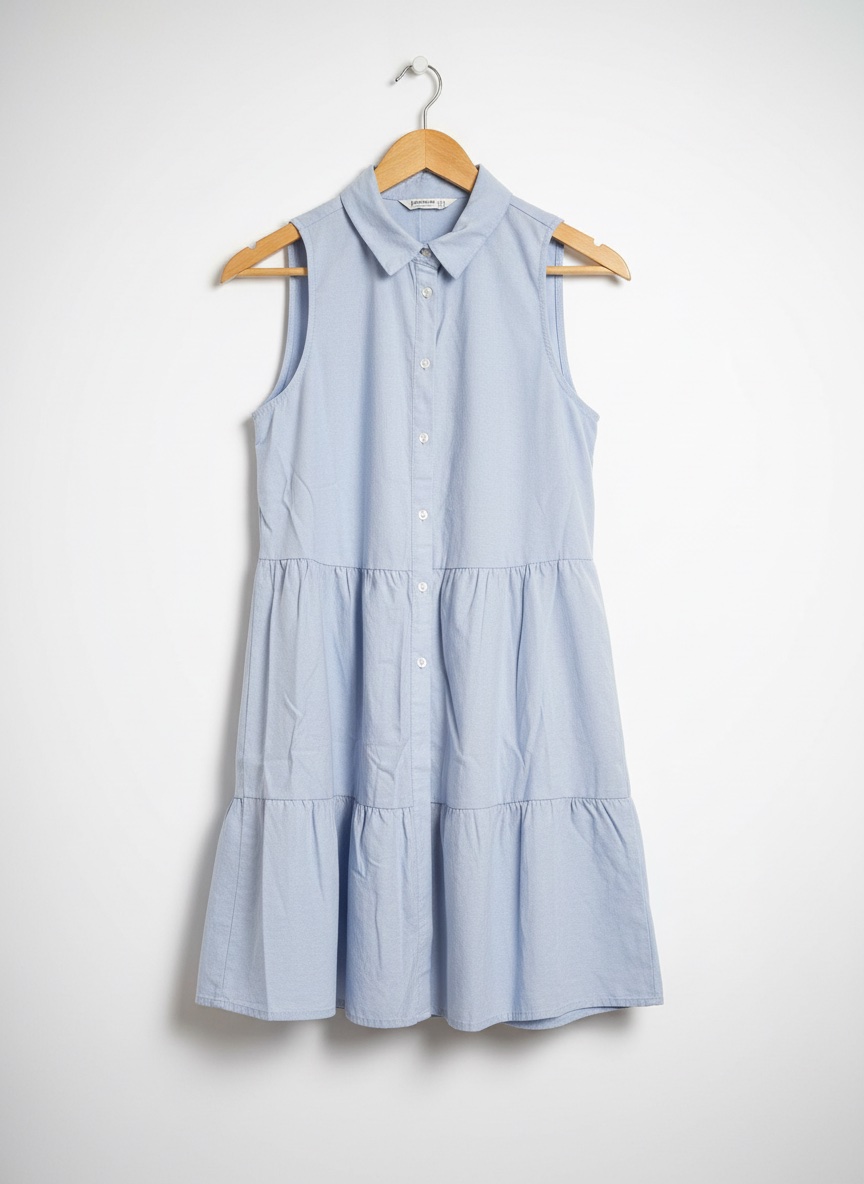 Robe chemise Bleue 