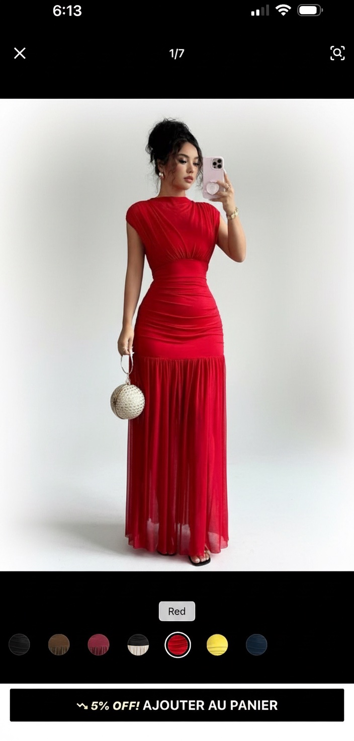 Robe rouge