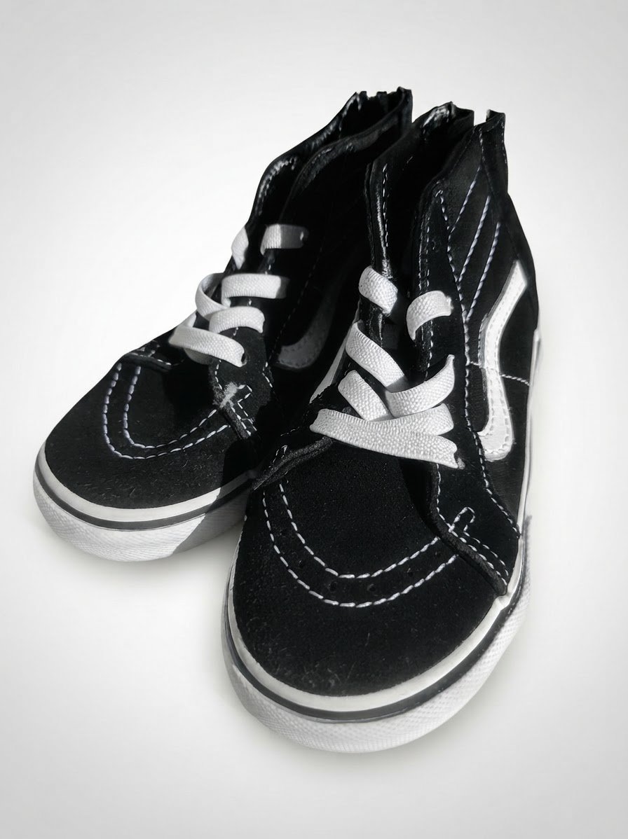 Vans Sk8-Hi Noires pour Enfant