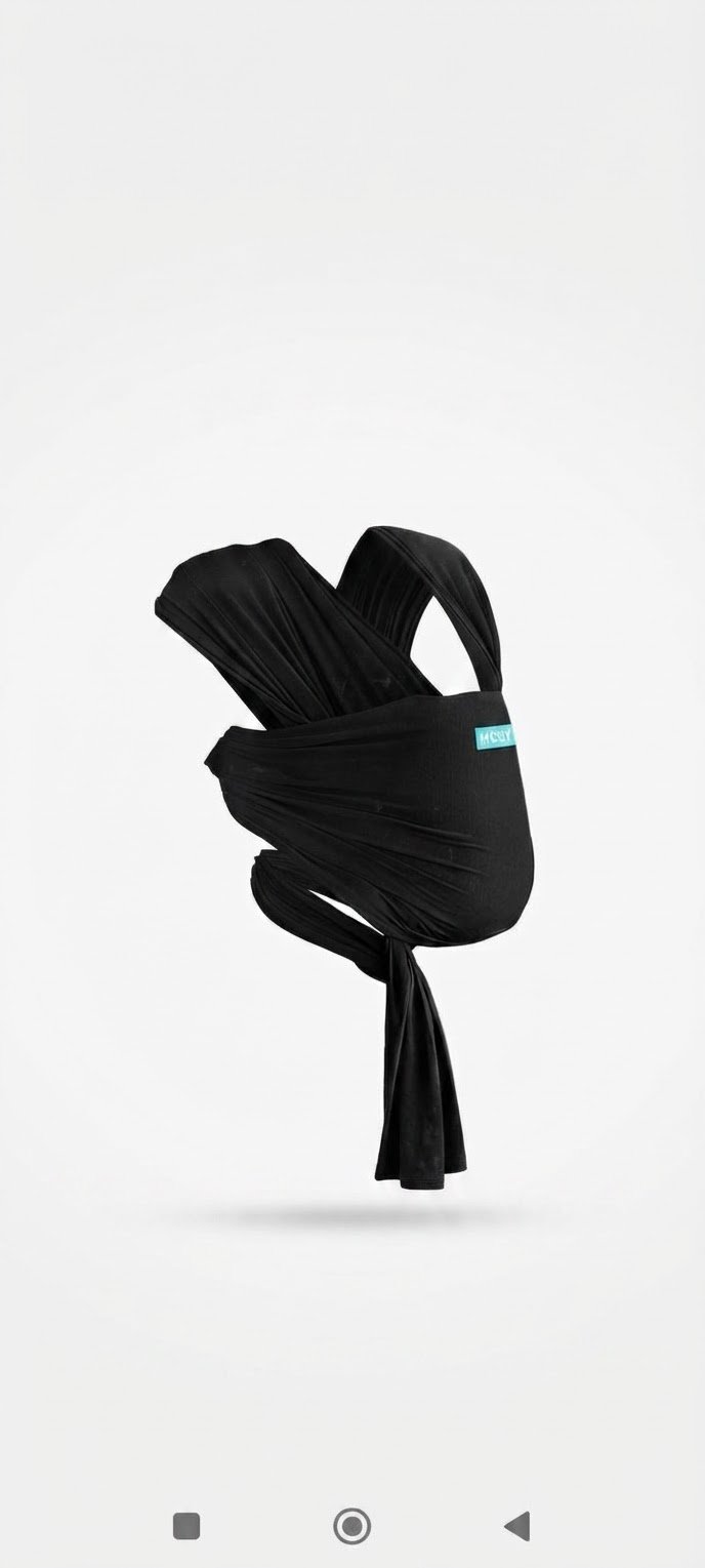 Echarpe de portage pour bébé - Black