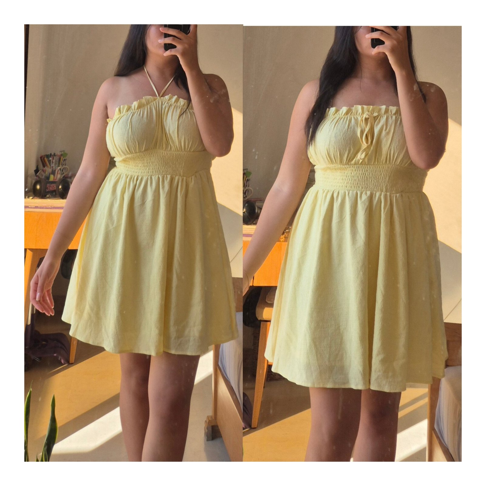 Robe jaune 