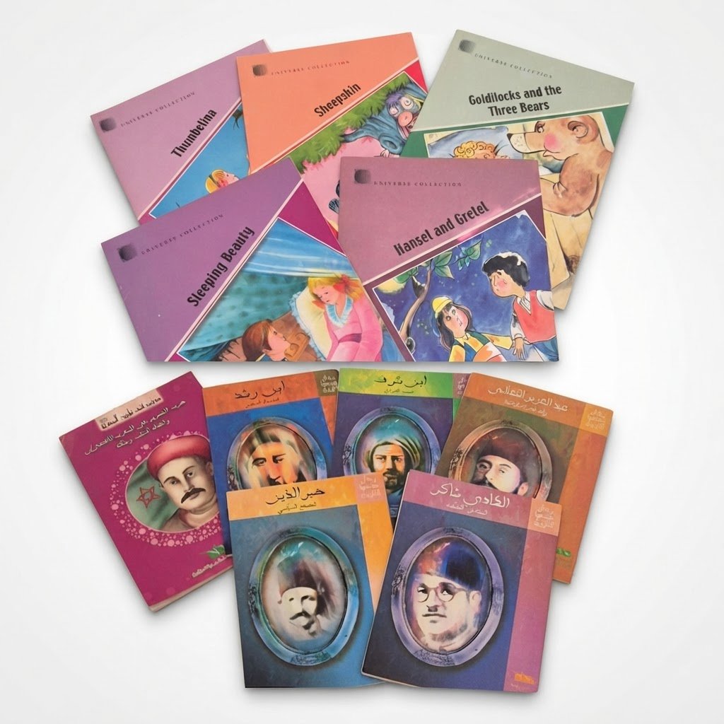 13 livres d'enfants arabe et anglais 