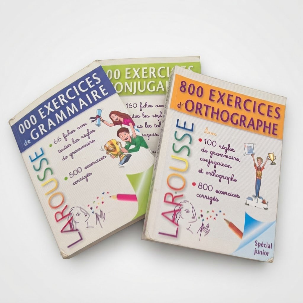 3 livres larousse
