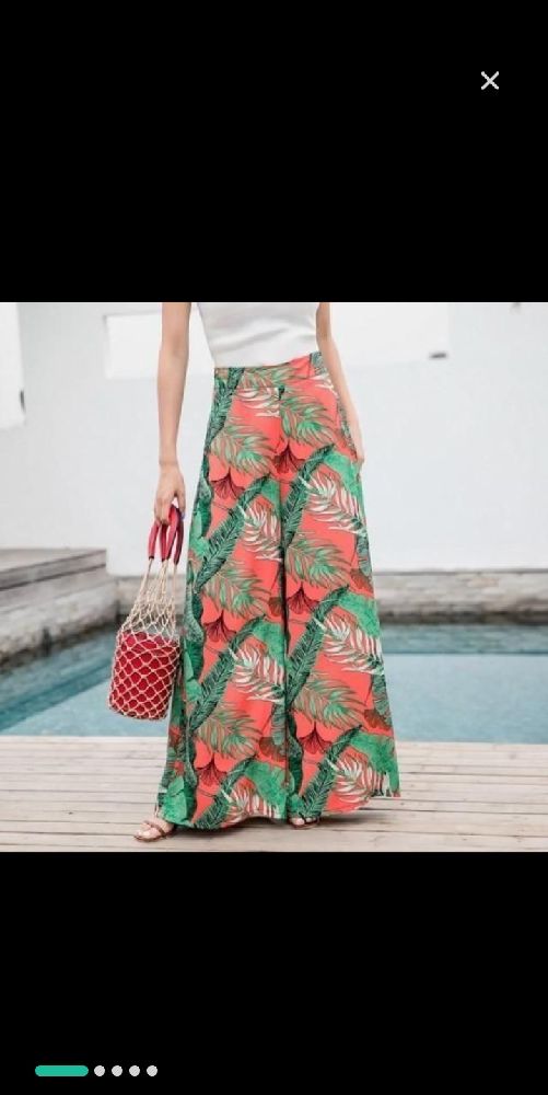 Pantalon large boho