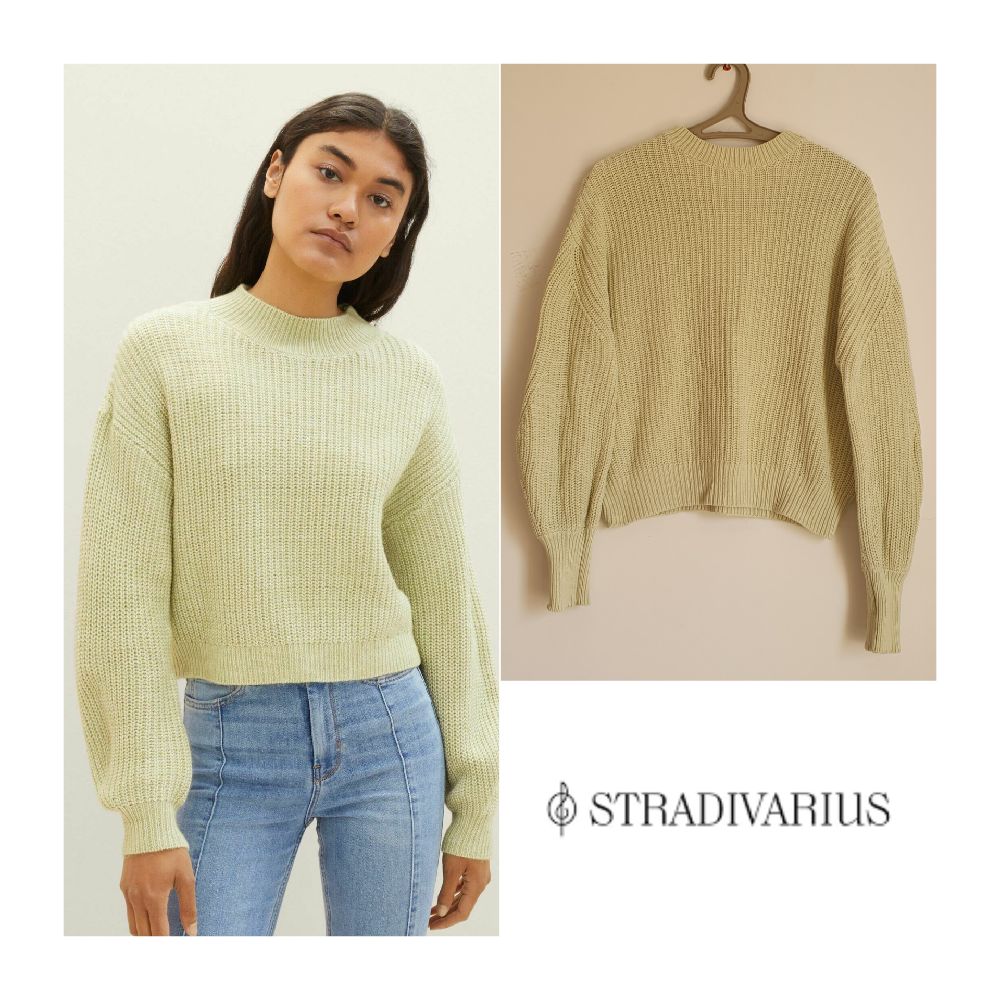 pull en maille stradivarius