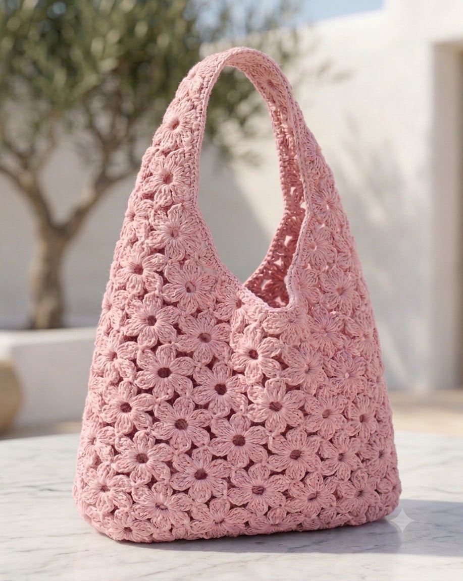 Sac en crochet handmade 🌸