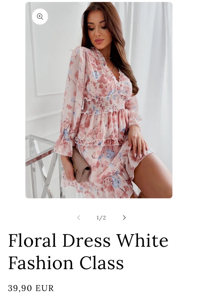 Robe floral 