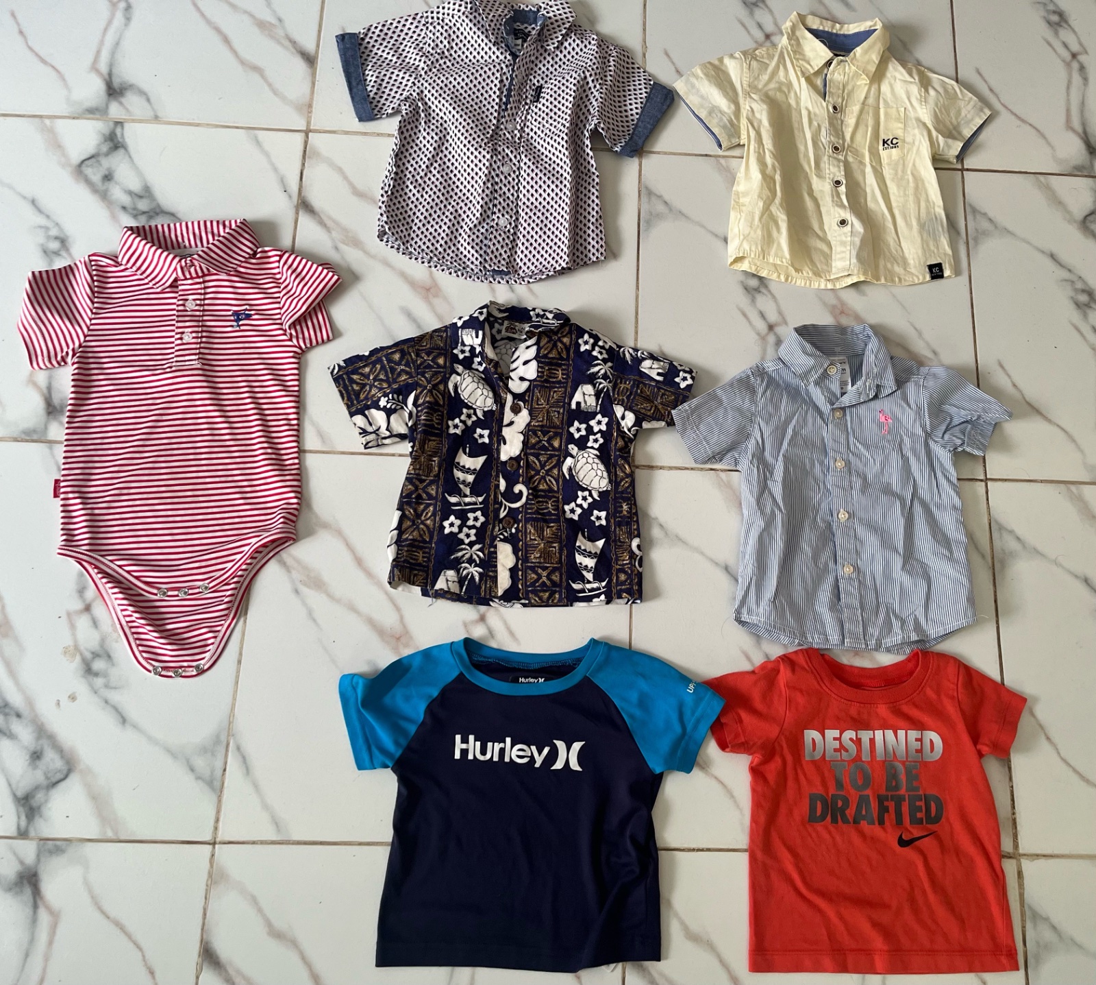 7 hauts pour petit garçon 12/18 mois 