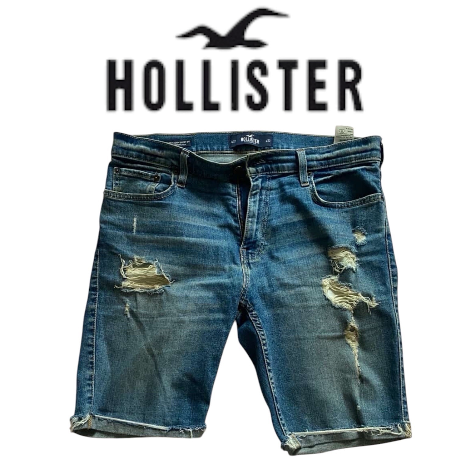 Short en jean Hollister