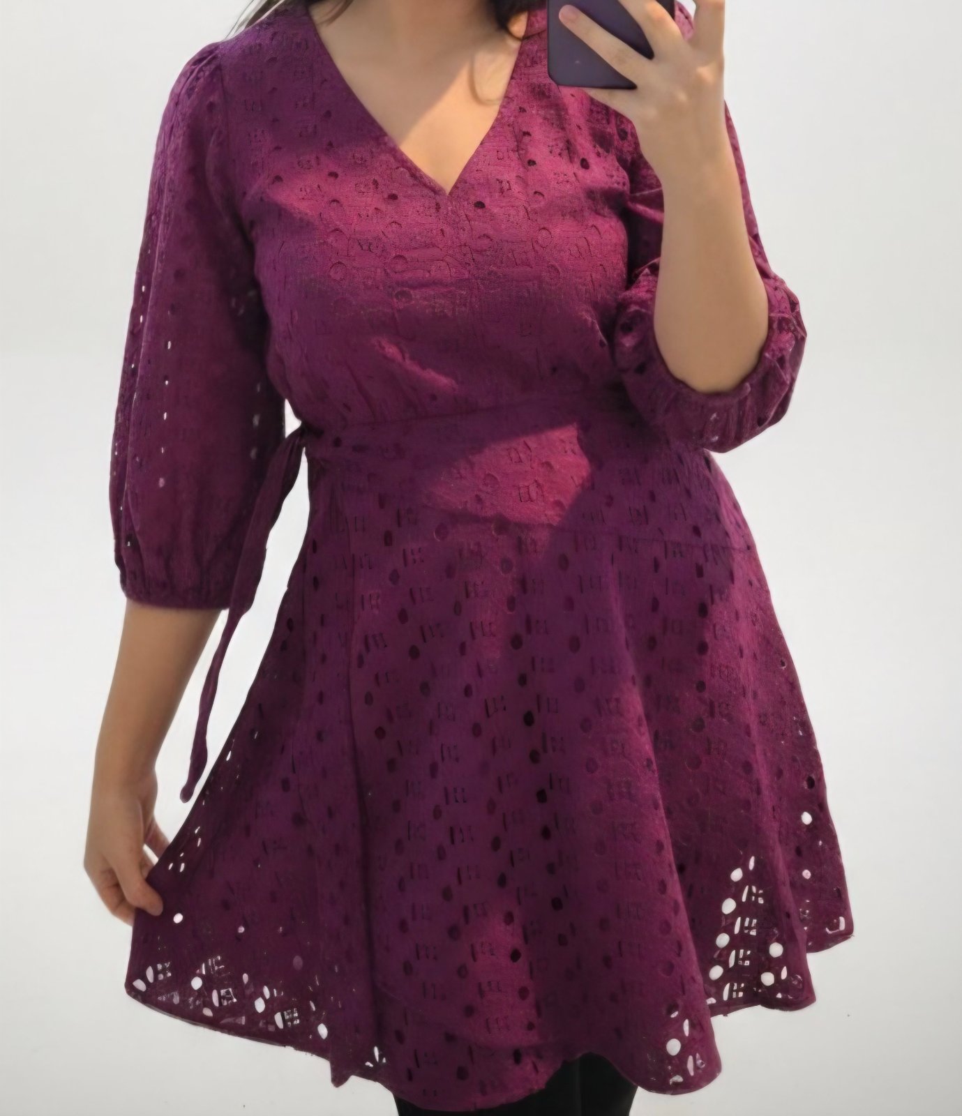 Robe en broderie anglaise 
