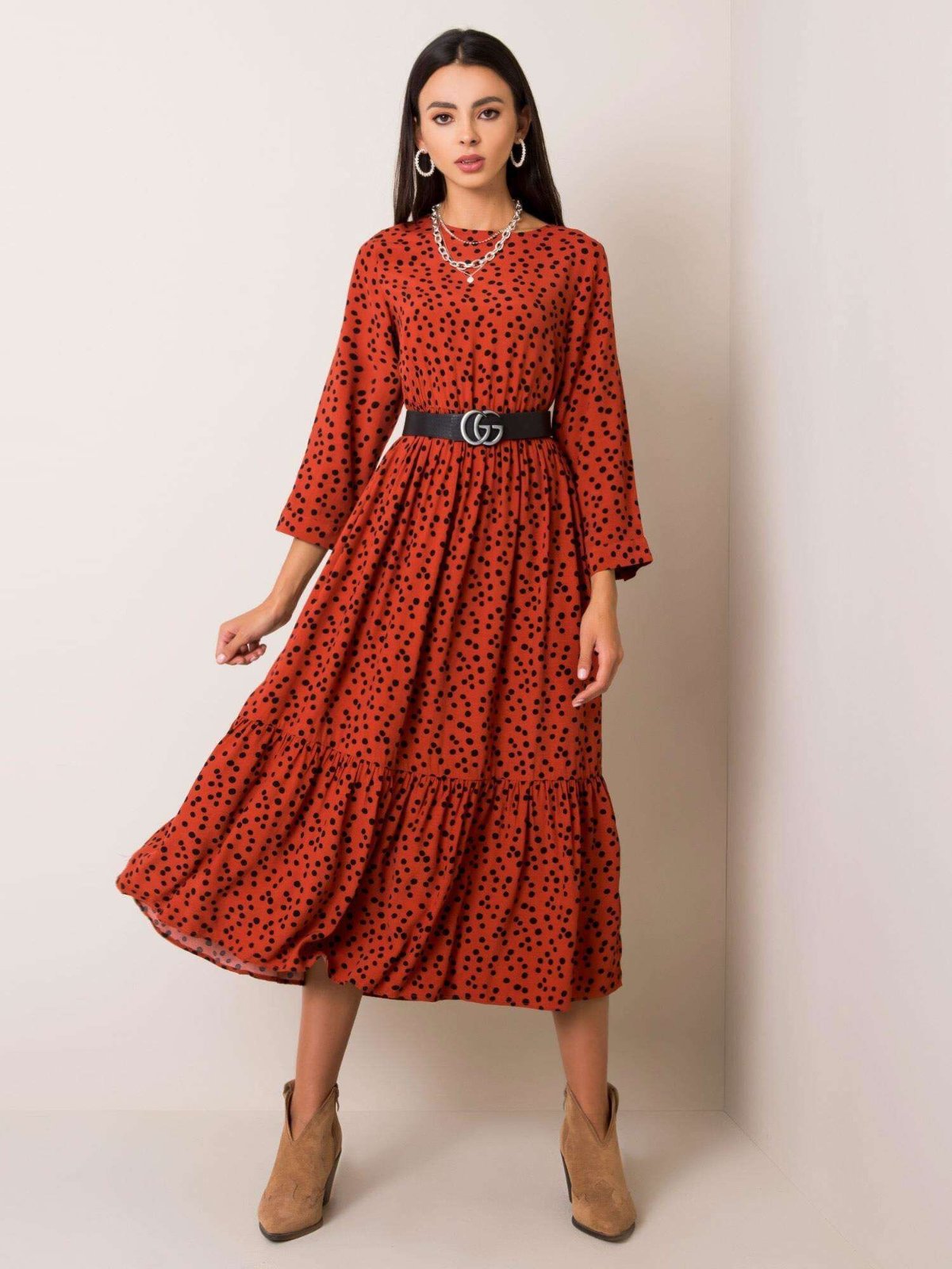 Robe rouge daisy