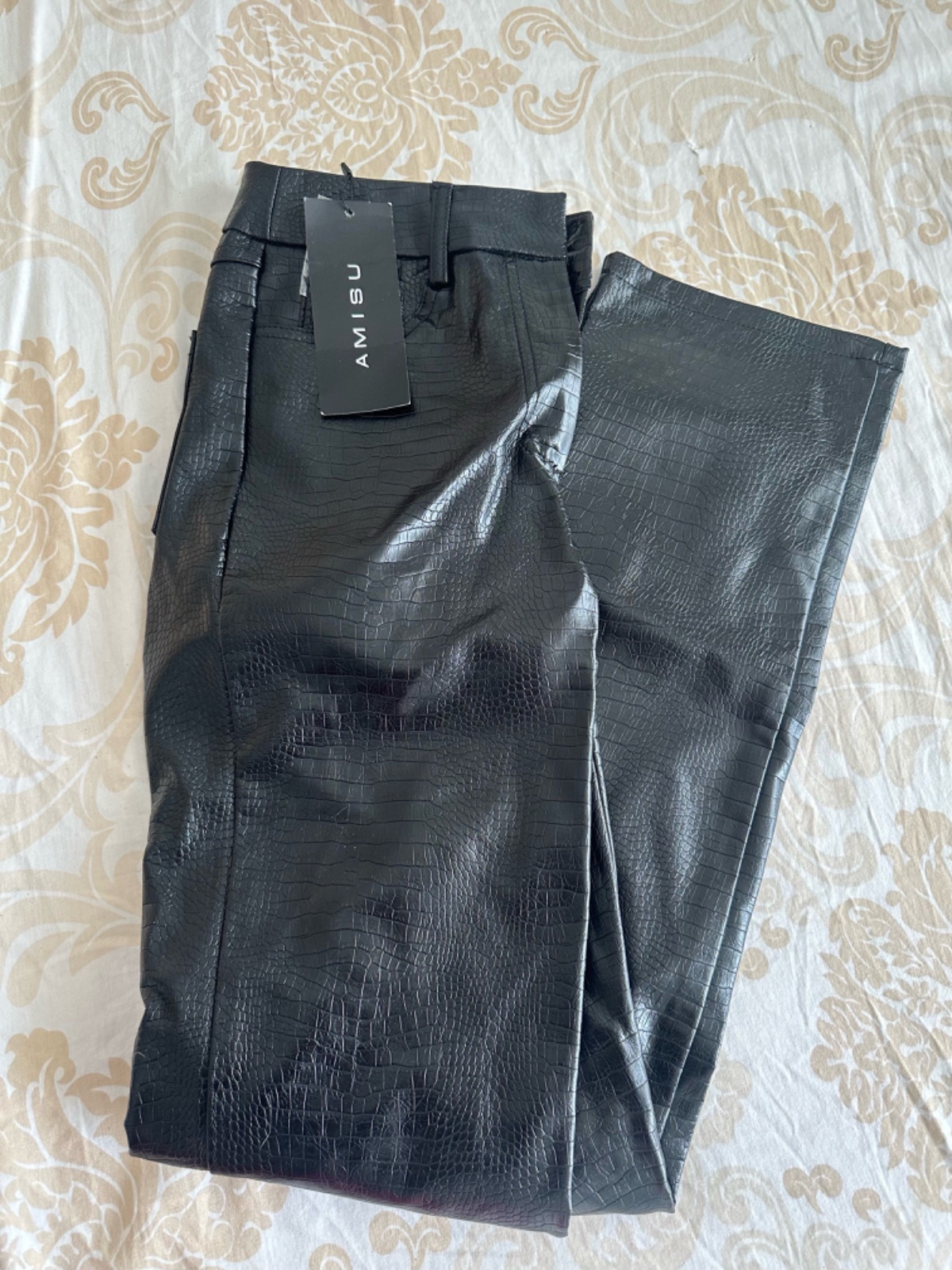 Pantalon en cuire