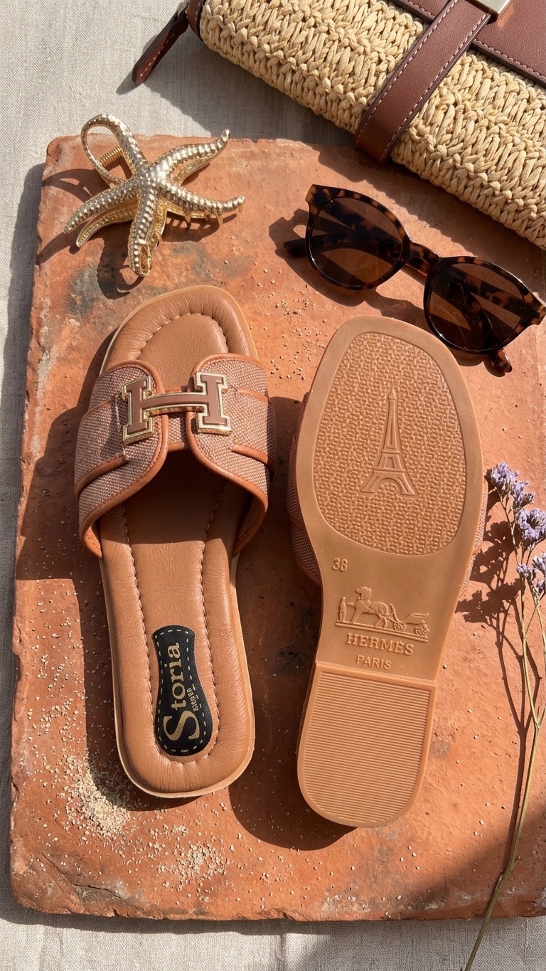 ✨ Mules Camel "Storia" - Élégance d'Été ✨