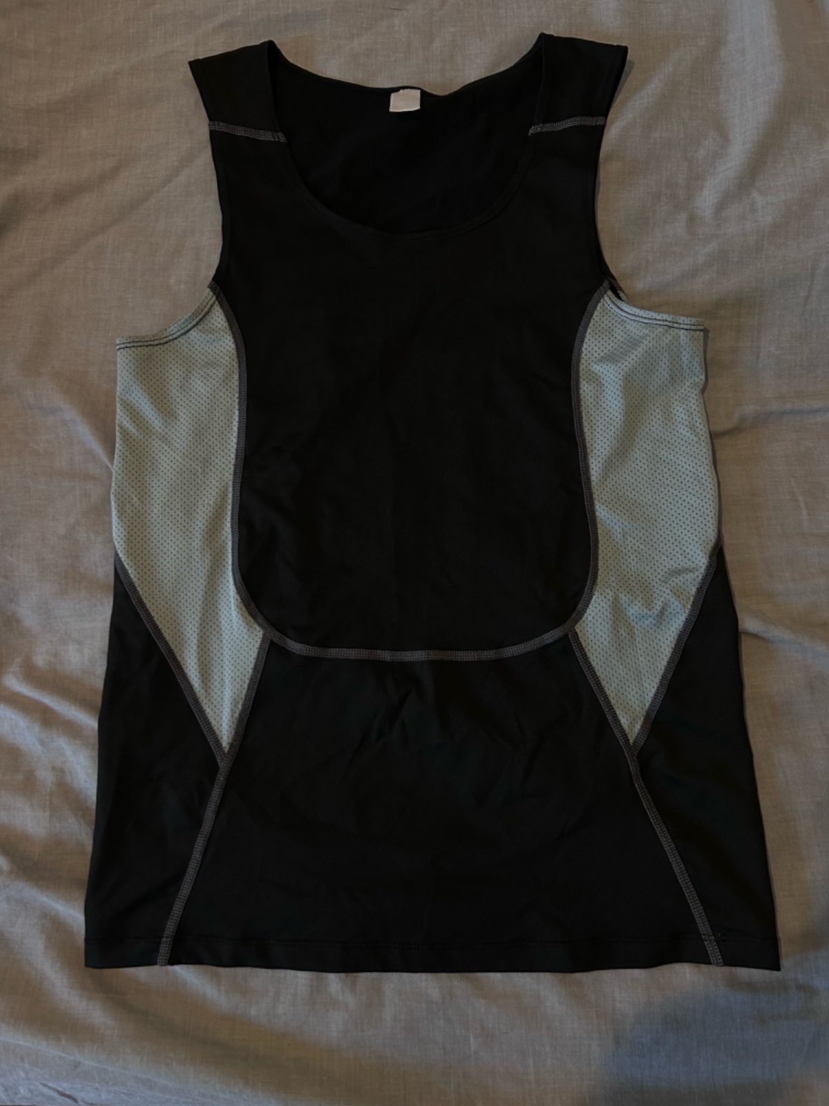 Débardeur Sport Noir & Gris