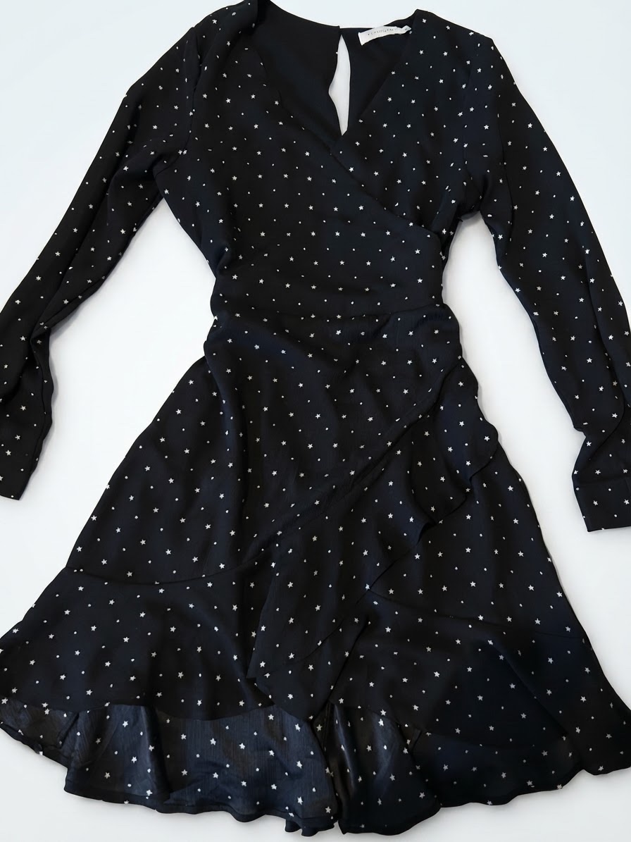 Black dress with stars