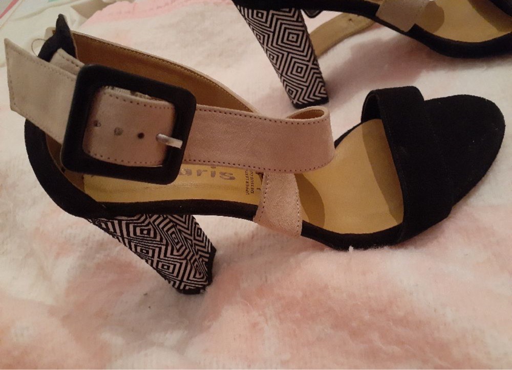 Talon authentique en vrai cuir 