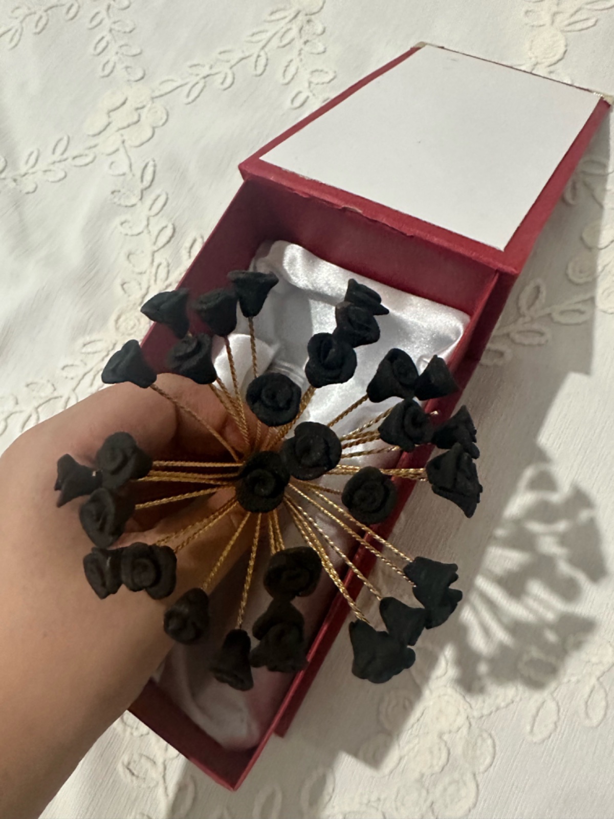 Fleur en ambre