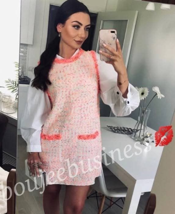 Robe Zara en tweed taille S/M
