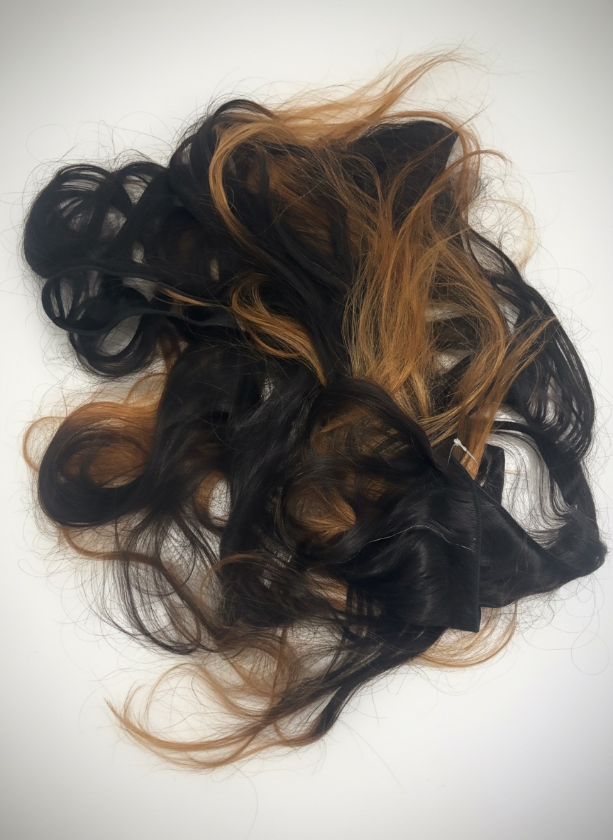 Cheveux 100% naturels (bande de 2 metres)