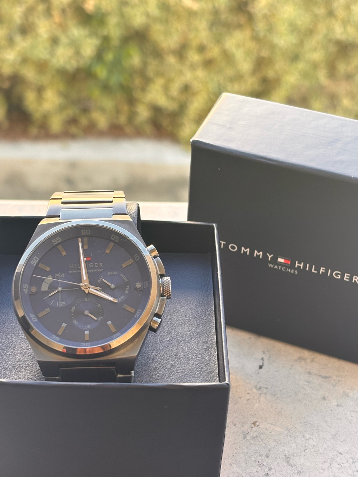 Tommy Hilfiger, DEXTER - Montre à aiguilles - grau grau grau blau