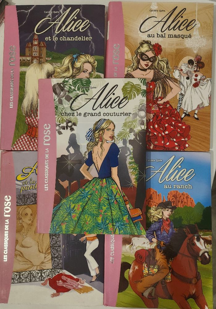 Les classiques de la rose: Alice (livres pour enfants)
