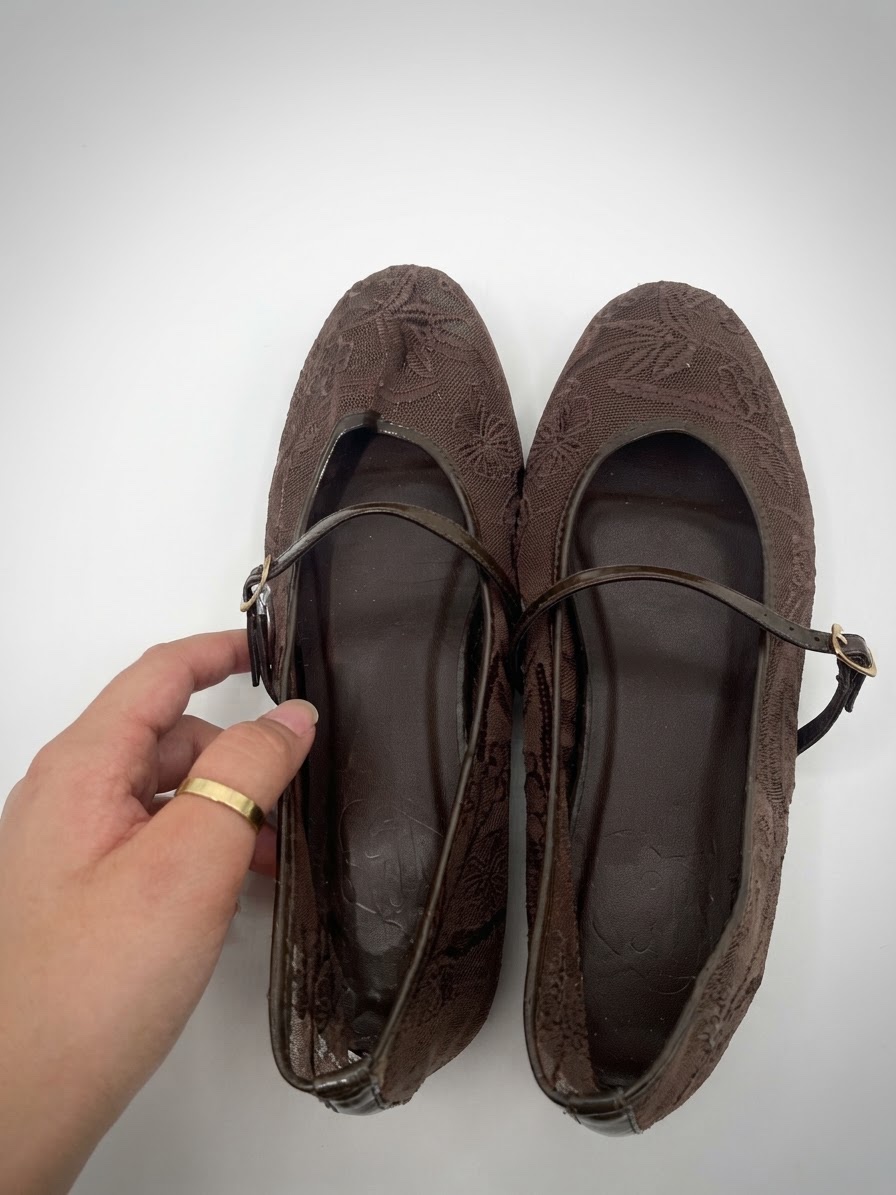 Ballerine marron 
