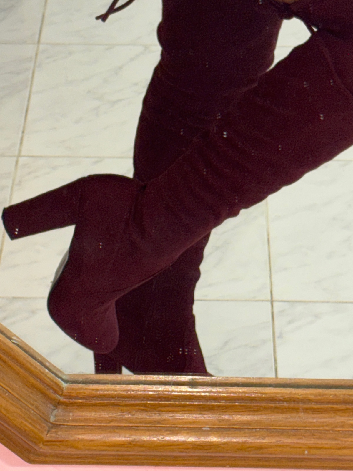 Bottes burgundy