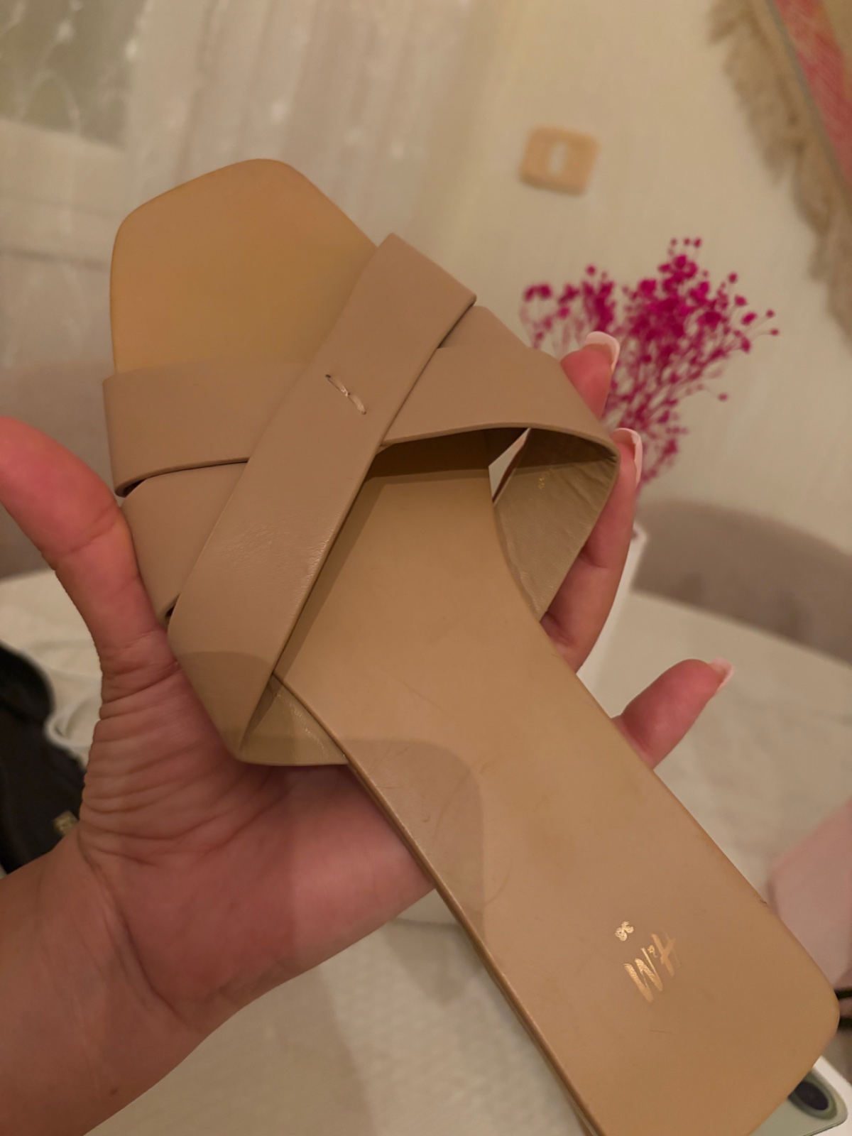 Mules beige H&M