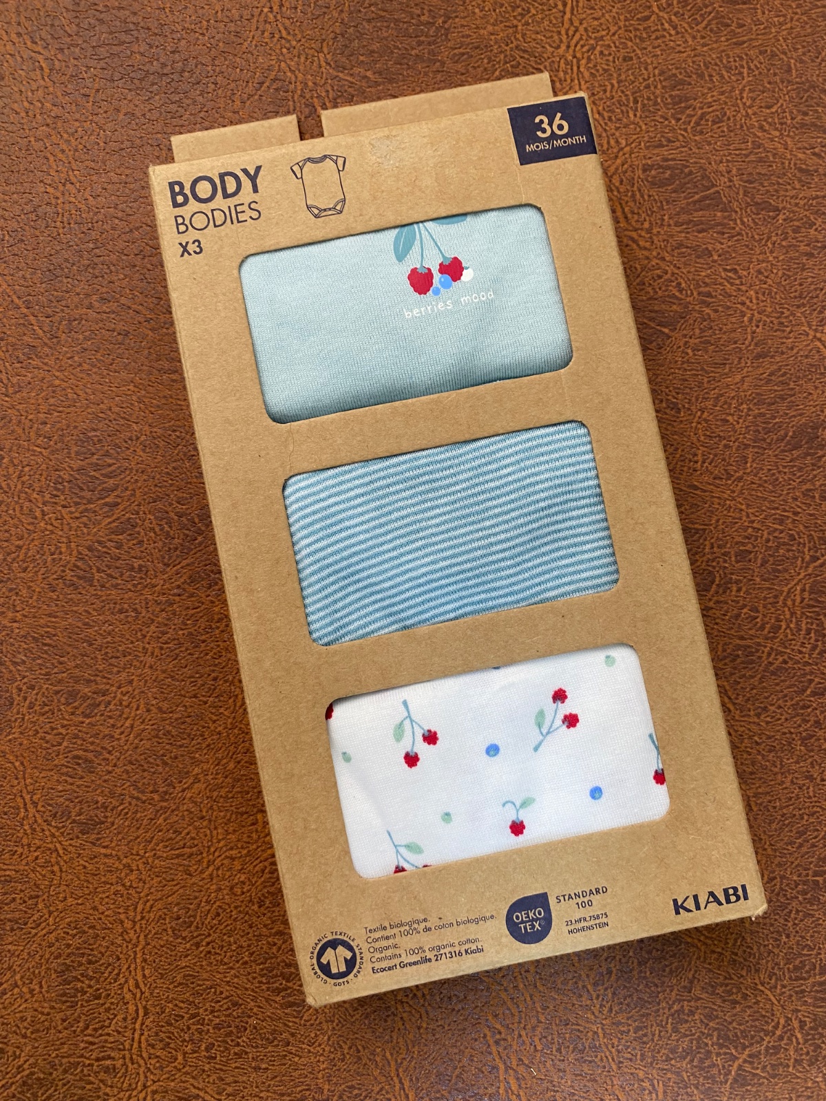 Lot body kiabi