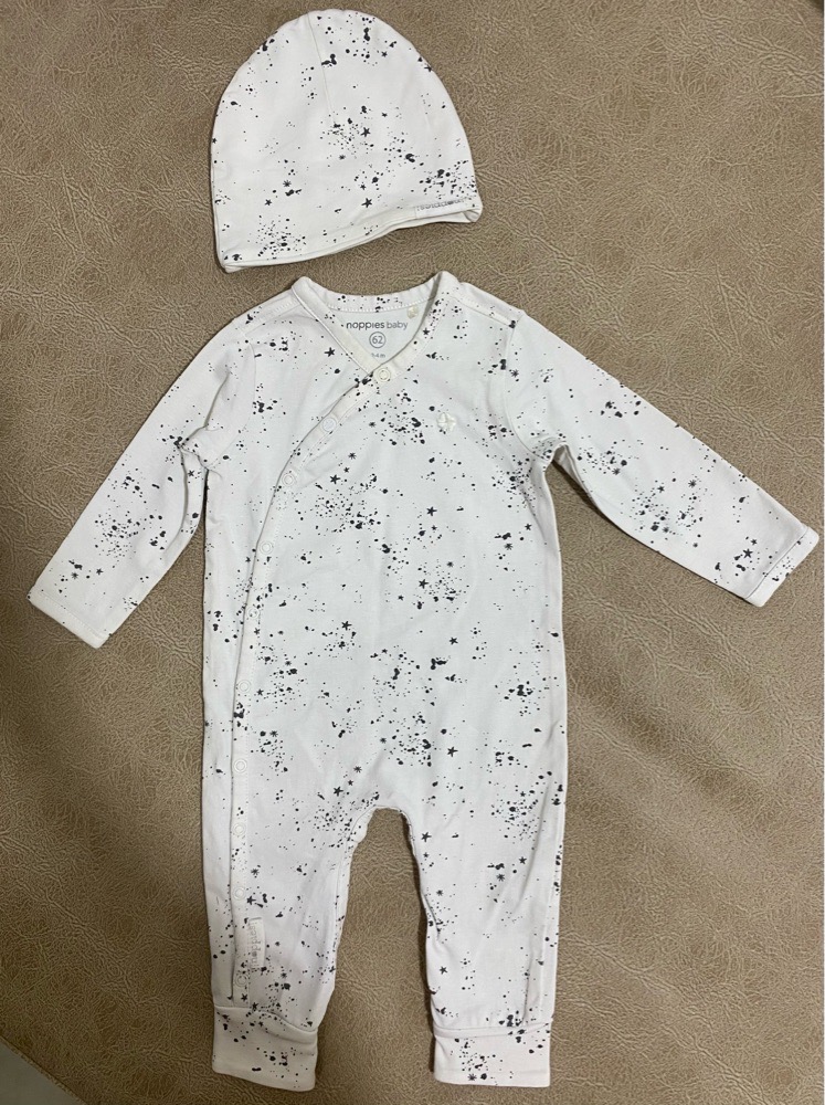 Grenouillére noppies baby
