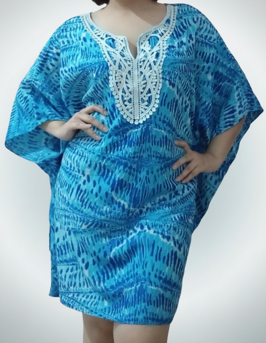Robe d'été en bleu ciel 