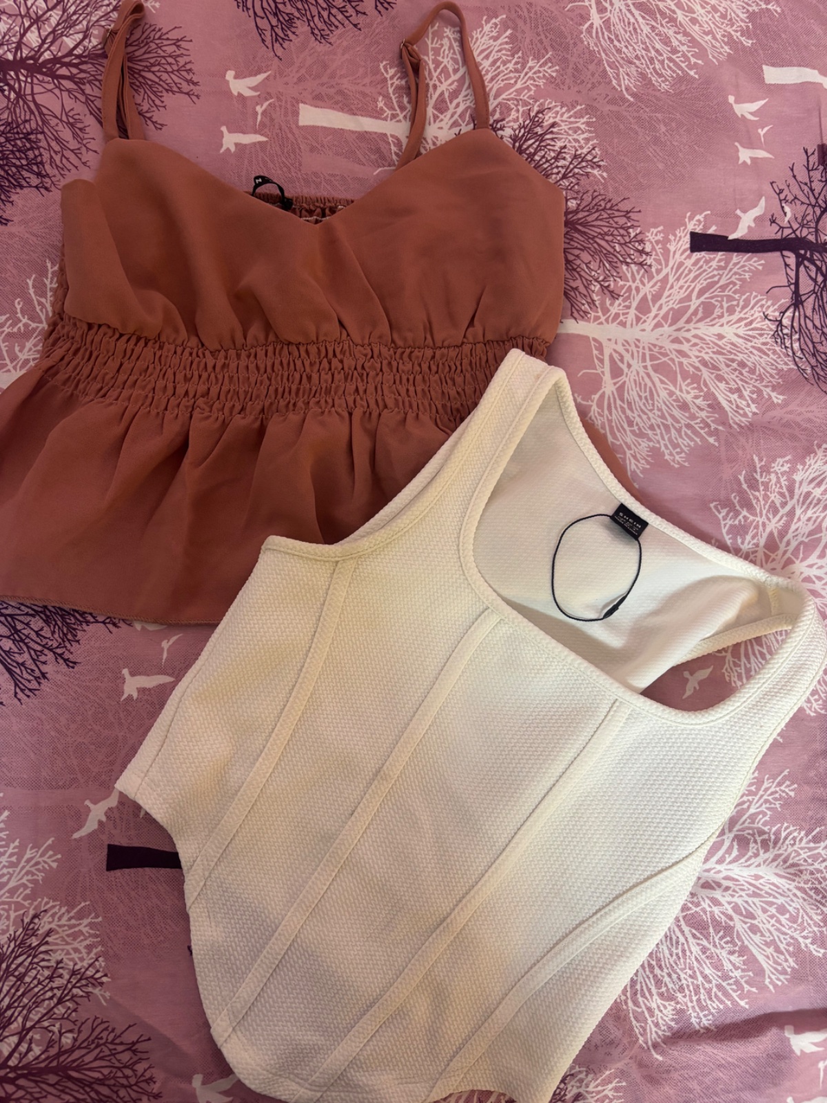 Lot de 2 tops shein très stylé taille S 