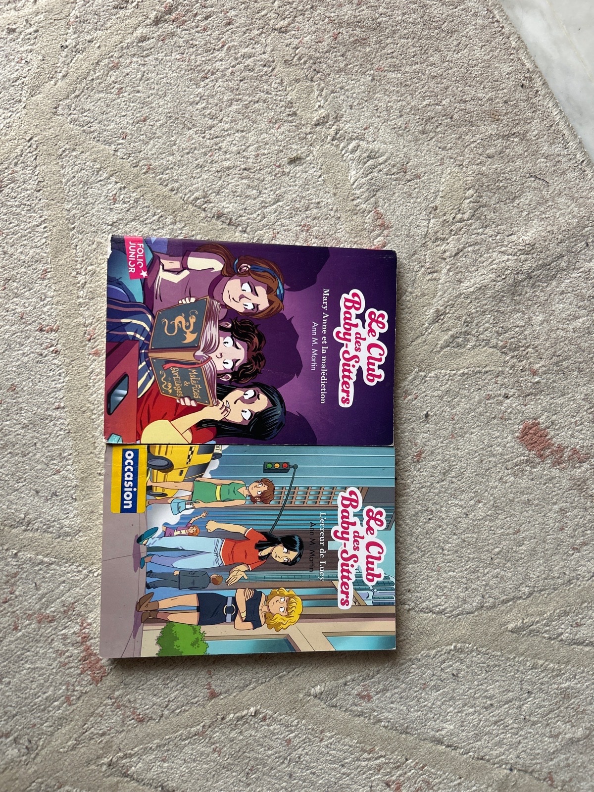 Livres tom 1 et tom 2  le club de baby-siter