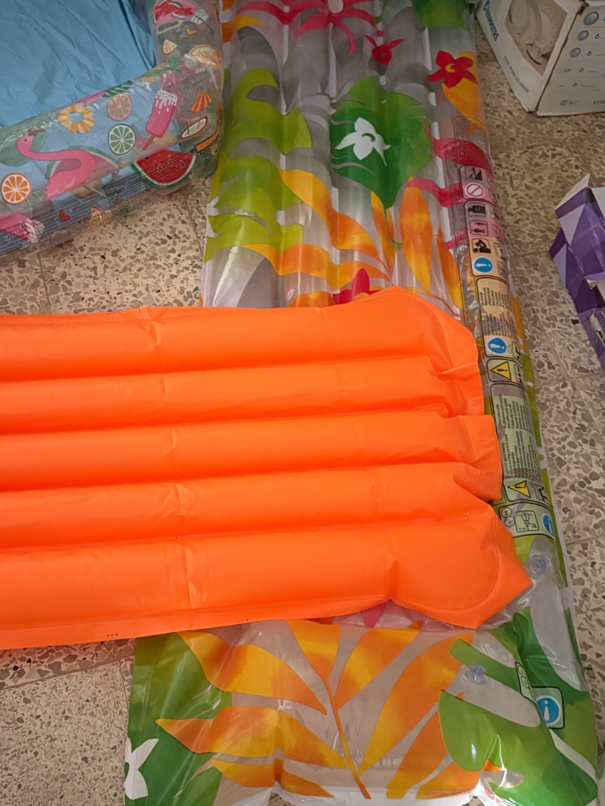 Matelas gonflables de plage 