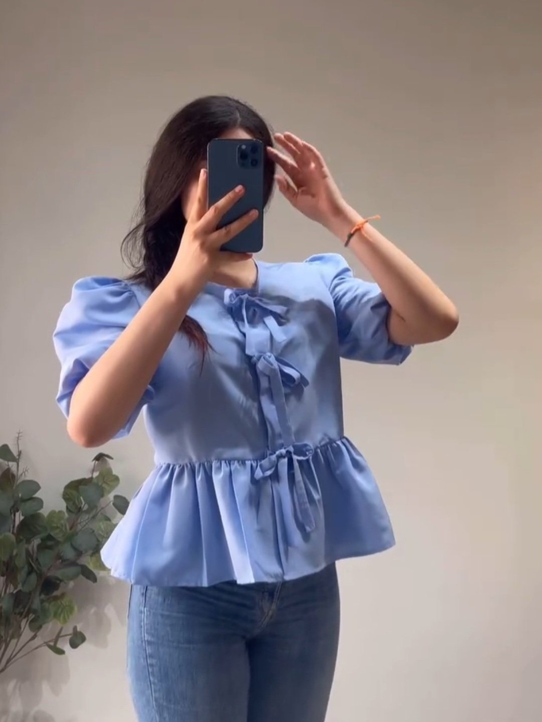 Chemise bouffante taille M 🩵