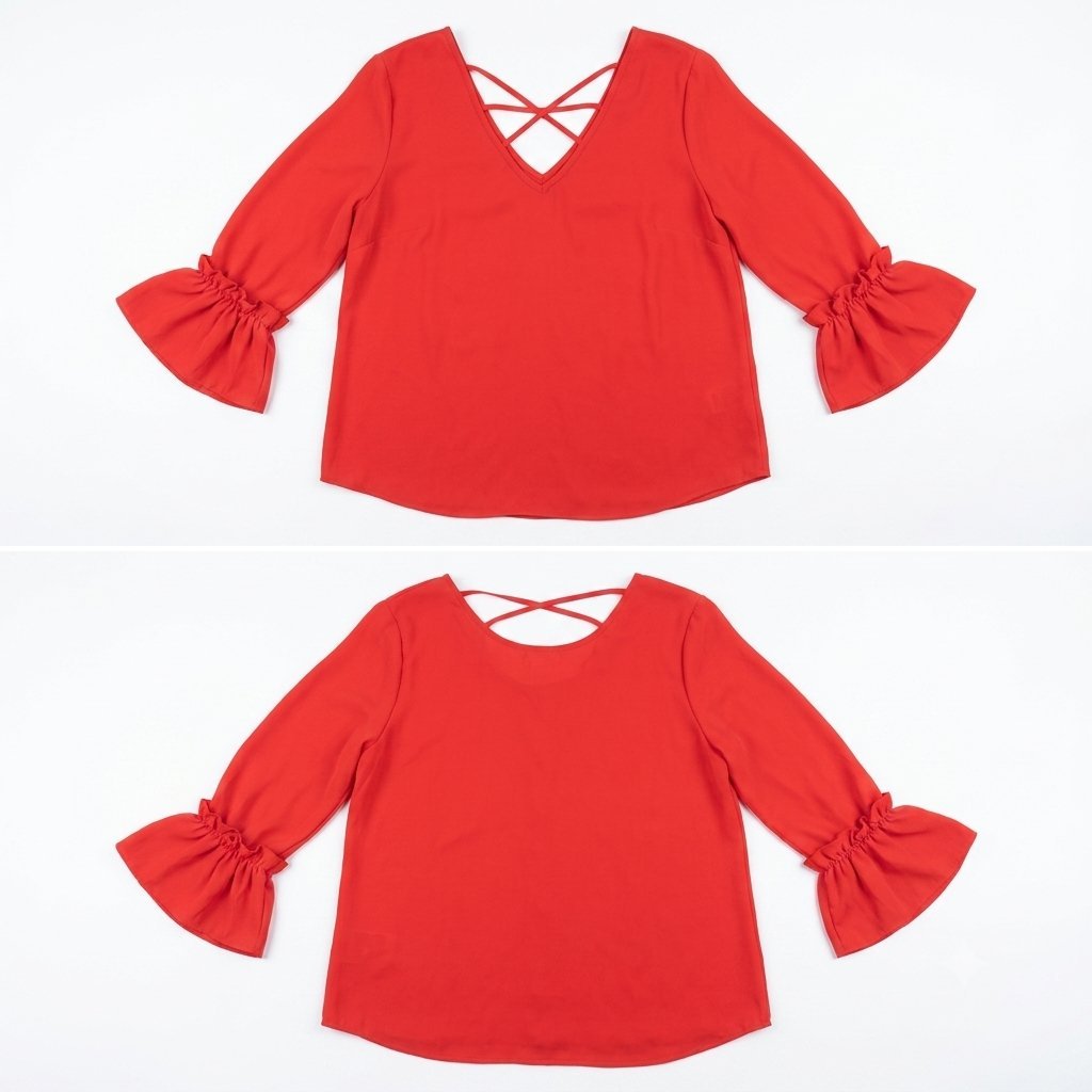 Chemise en rouge tendance 