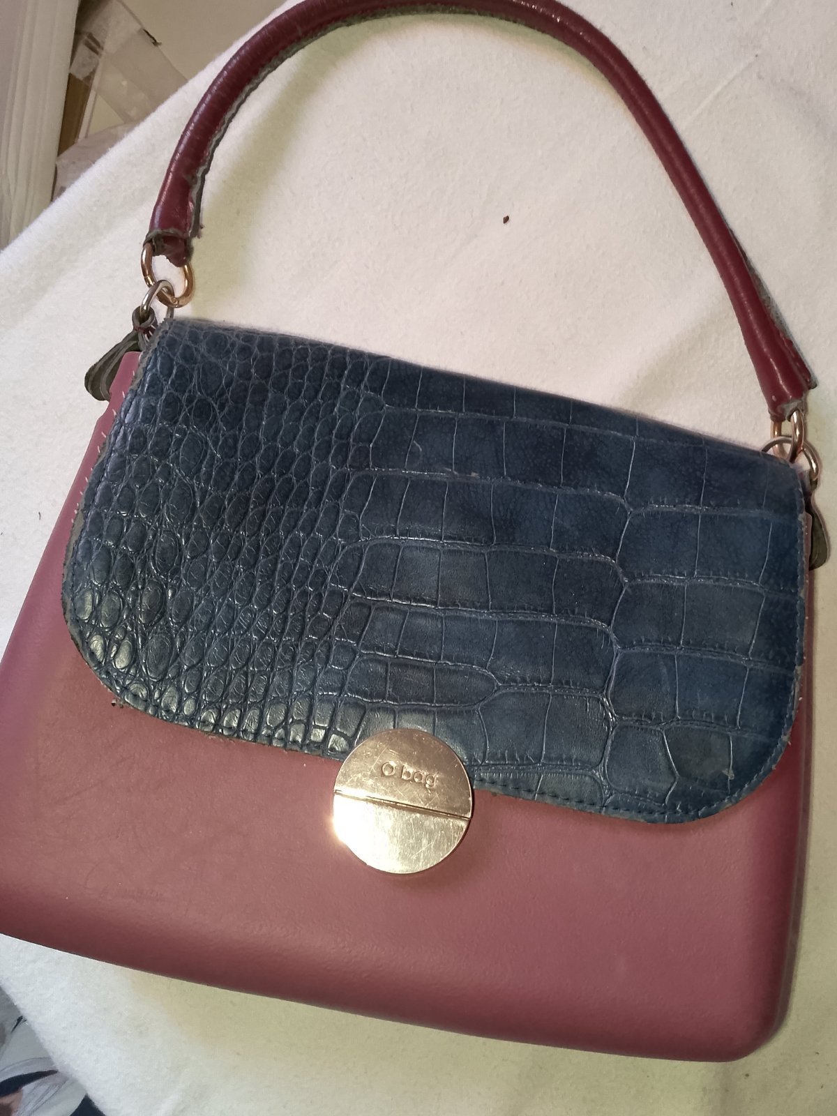 O bag bleu et violet
