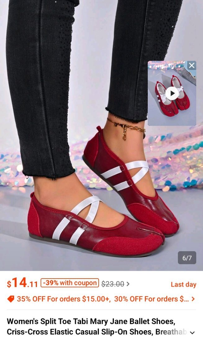 Ballerine Split toe