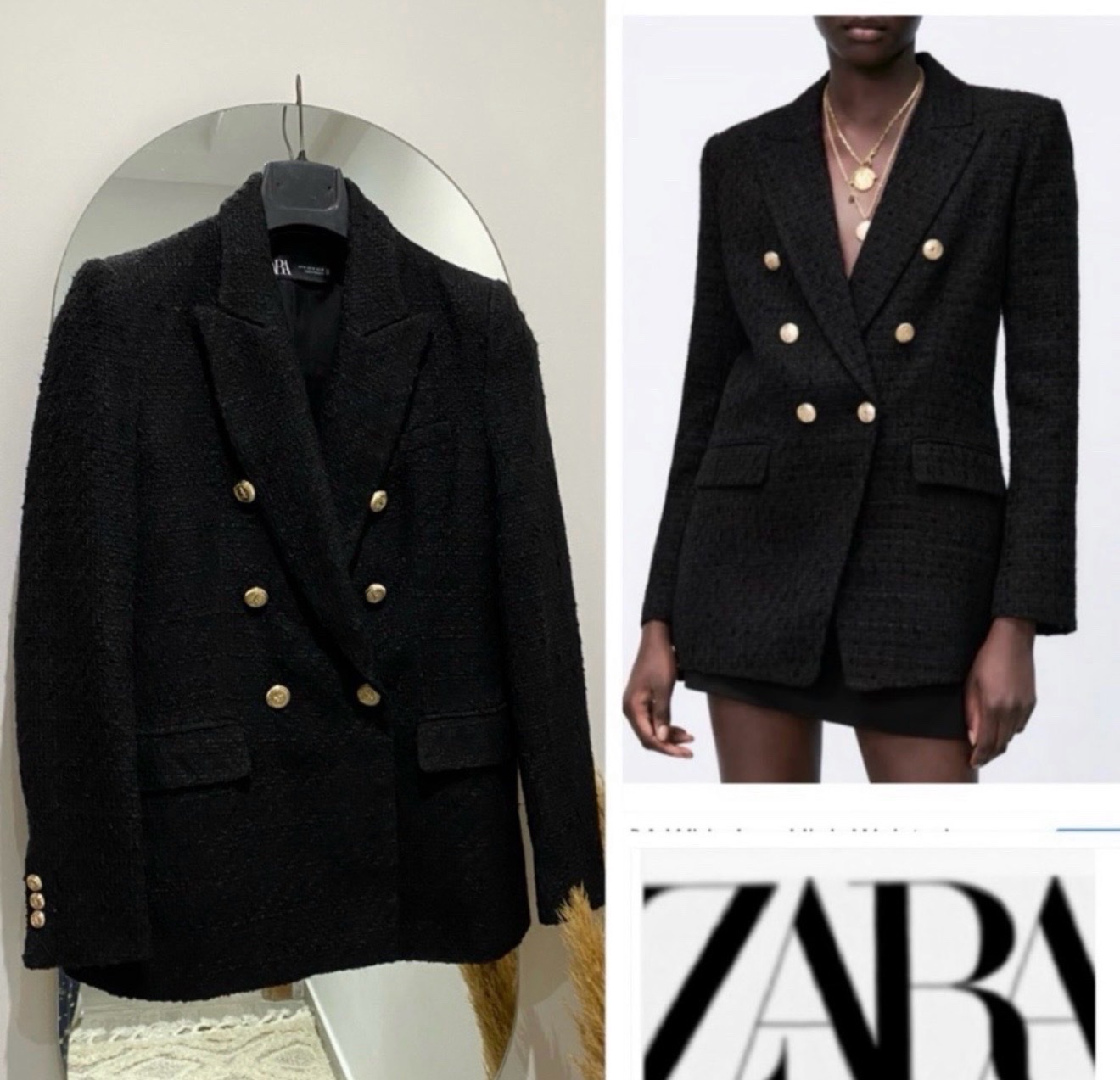 Blazer zara noir