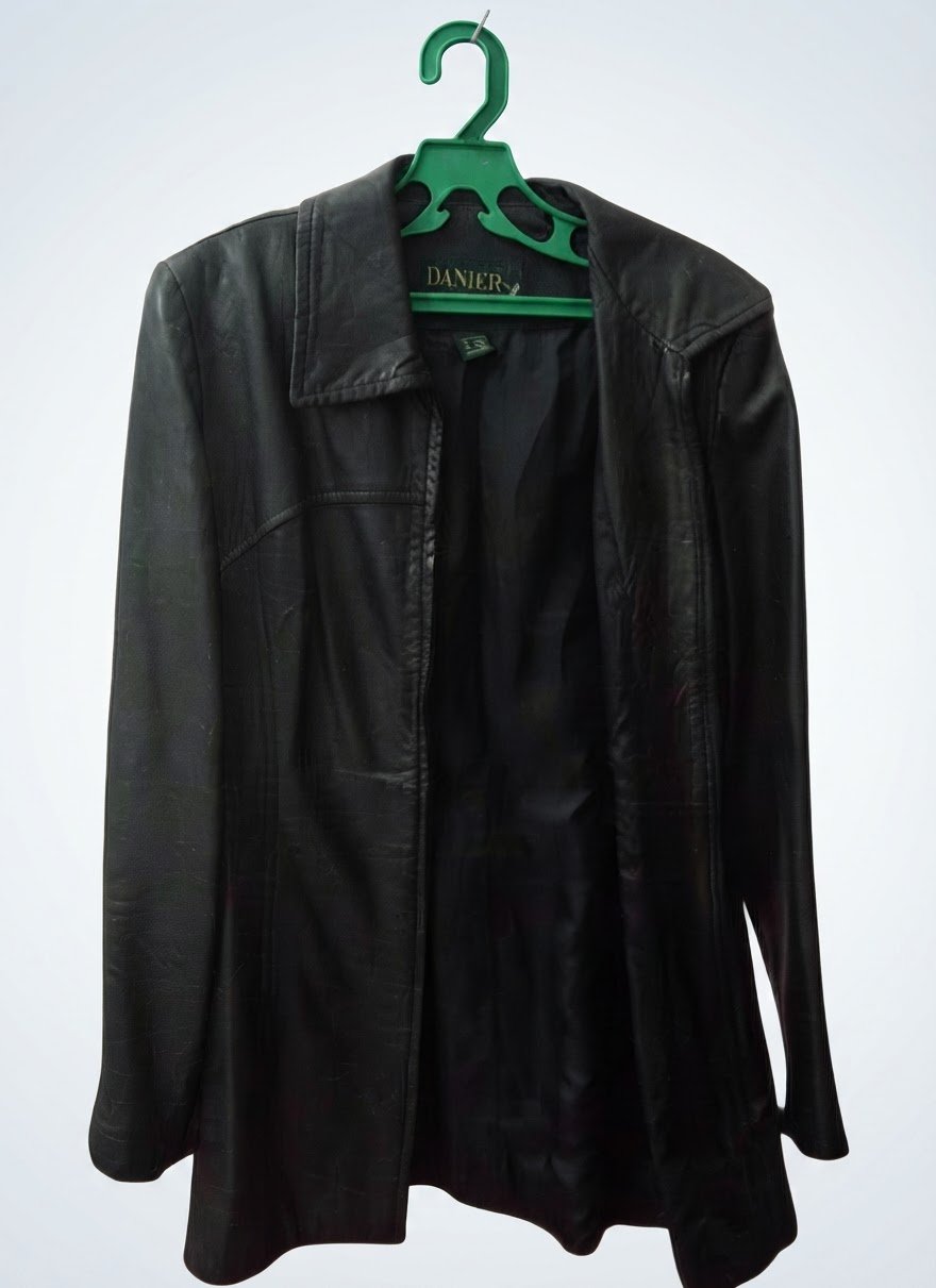 Jacket noir cuir