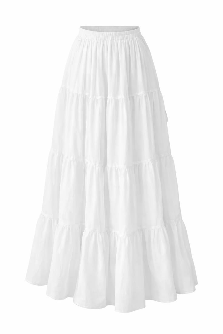 Jupe blanche maxi