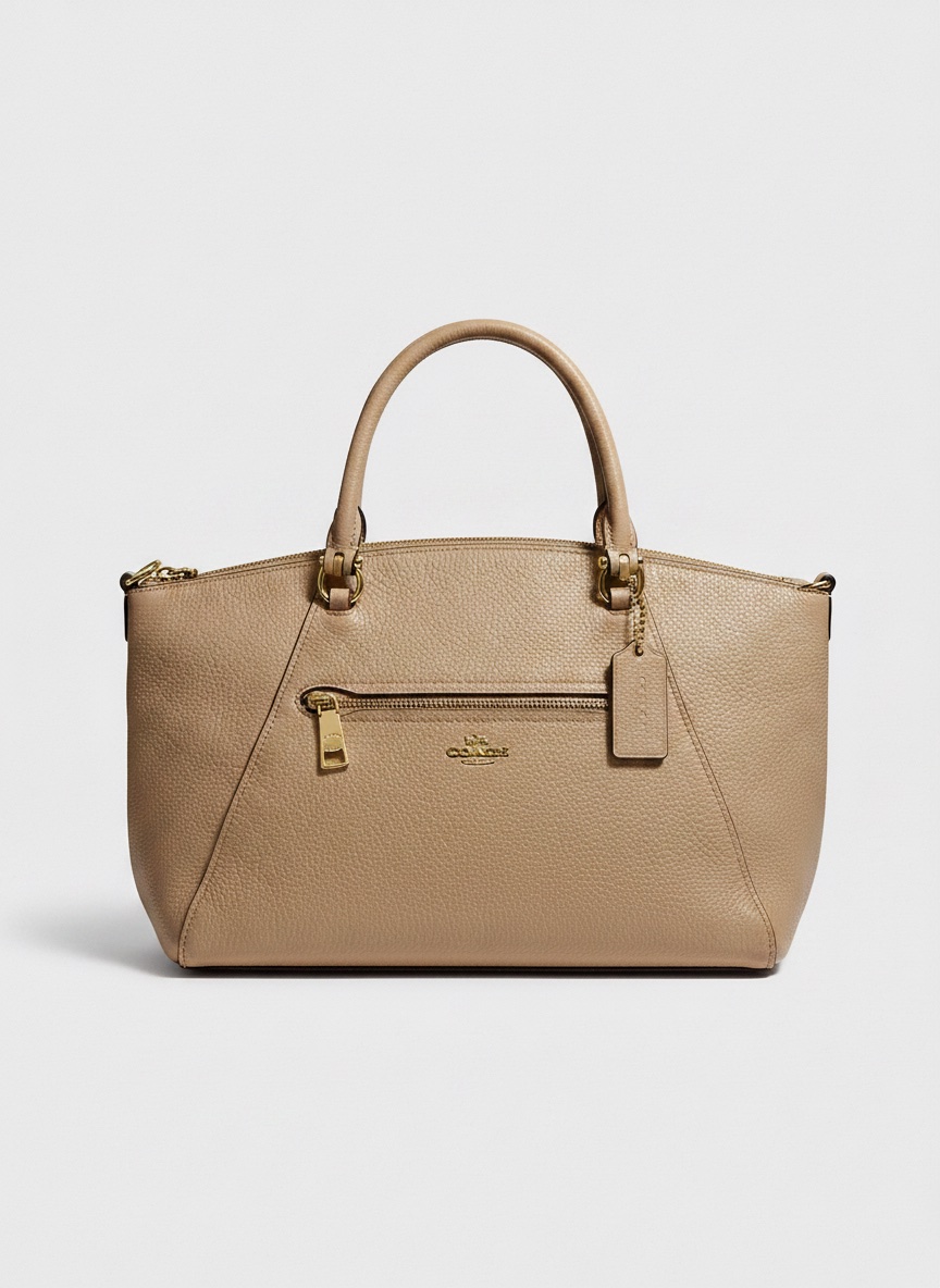 Coach Soft Pebbled Leather Shoulder Bag